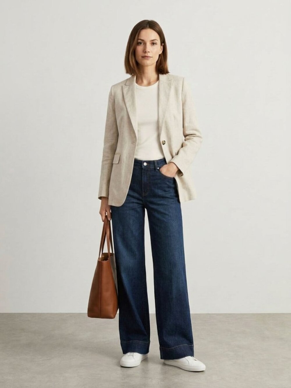 Banana Republic Linen Blazer